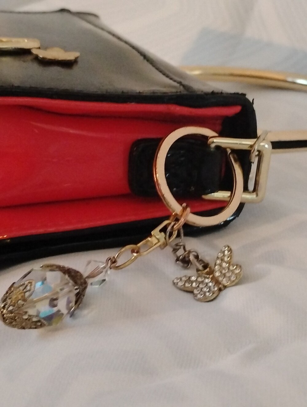 Kate Spade New York Patton Leather Upcycled Novelty Bag Gold Tone Hardware - Picture 9 of 15